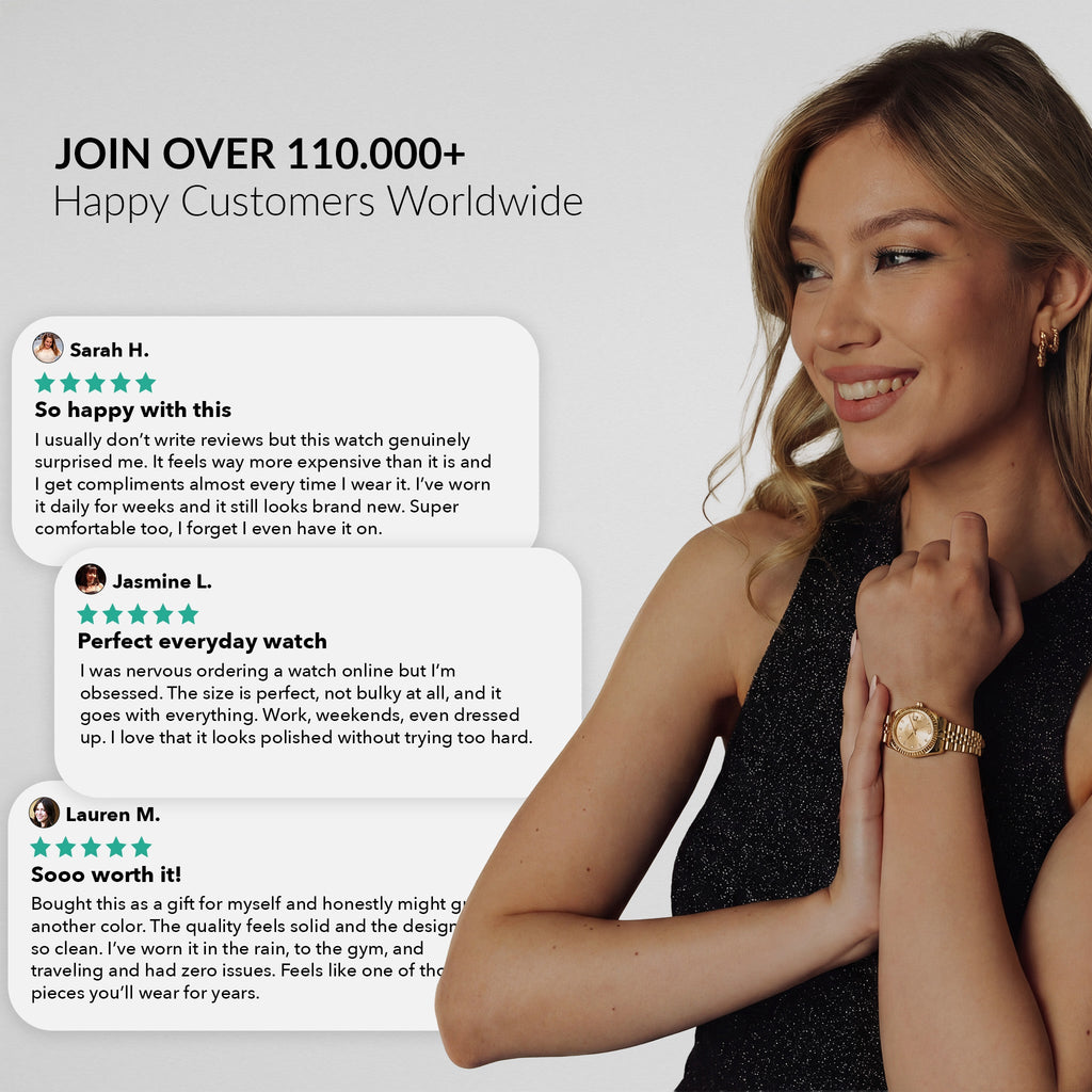 The Luna Watch - Classic Champagne